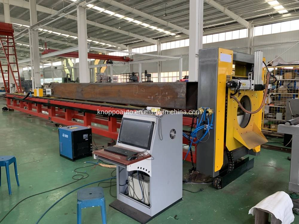 120A 160A 200A Automatic Angle Beam Cutting Machine and CNC Drilling Hole Flame Plasma Cutting Machine