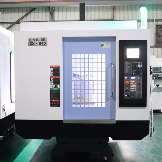 Centro di fresatura per maschiatura e foratura CNC verticale Fanuc Control per metallo Vmc Cx
